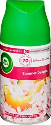 Illatosító készülék utántöltő, automata, 250 ml, AIR WICK "Freshmatic", nyári hangulatok